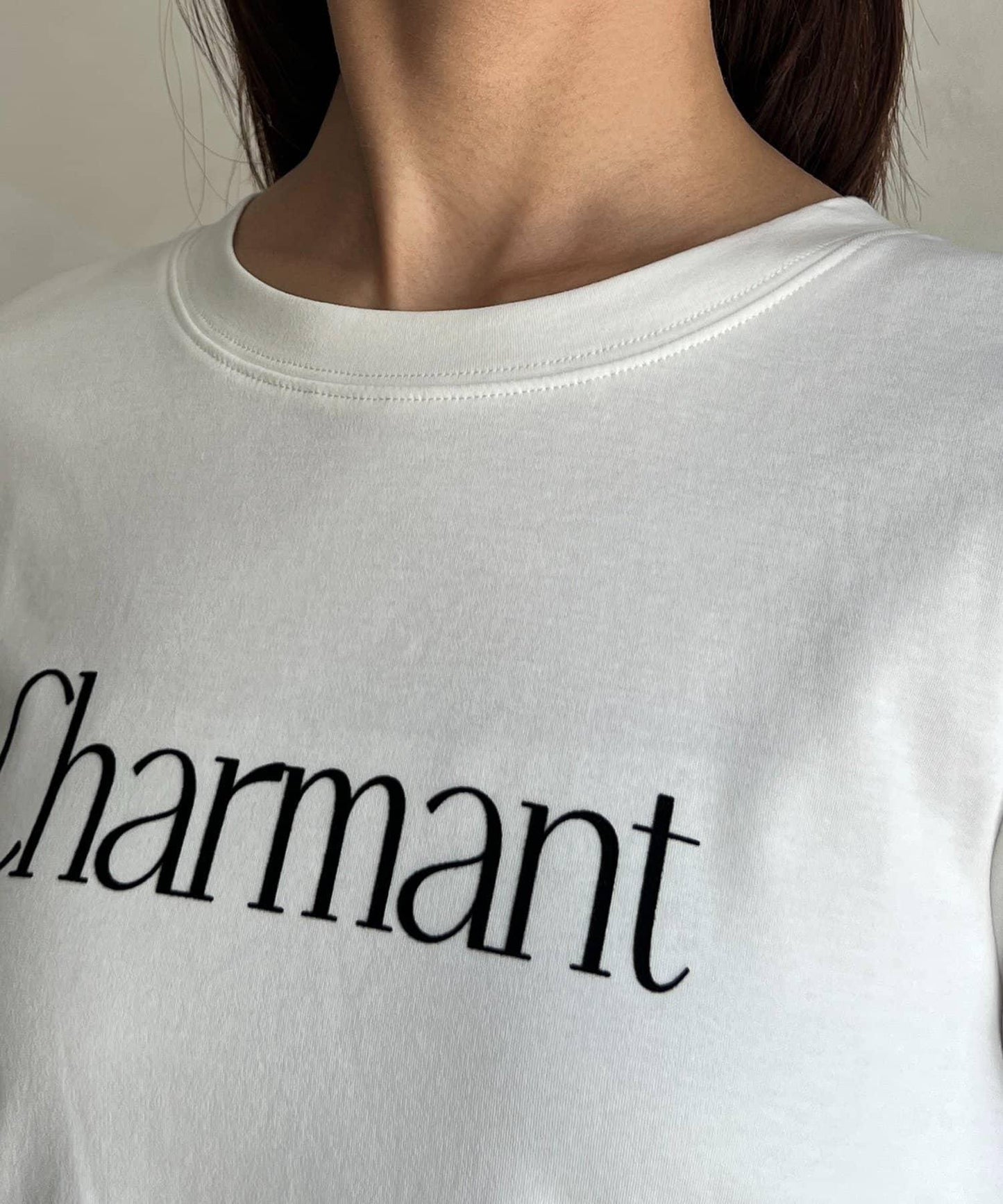 【防潑水加工】トリケア標誌印花長袖T恤