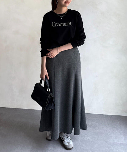 【防潑水加工】トリケア標誌印花長袖T恤