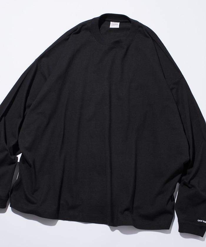 寬鬆版型 單點刺繡 圓領 長袖T恤