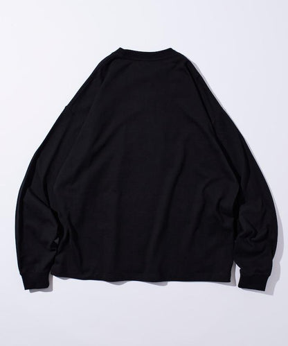 9盎司重磅寬鬆版型圓領長袖T恤/重磅/長袖T恤