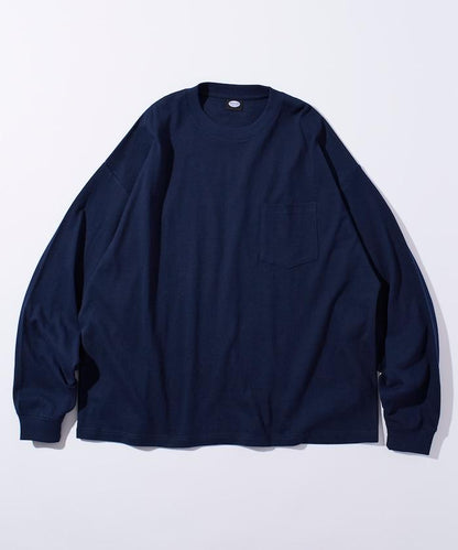 9盎司重磅寬鬆版型圓領長袖T恤/重磅/長袖T恤