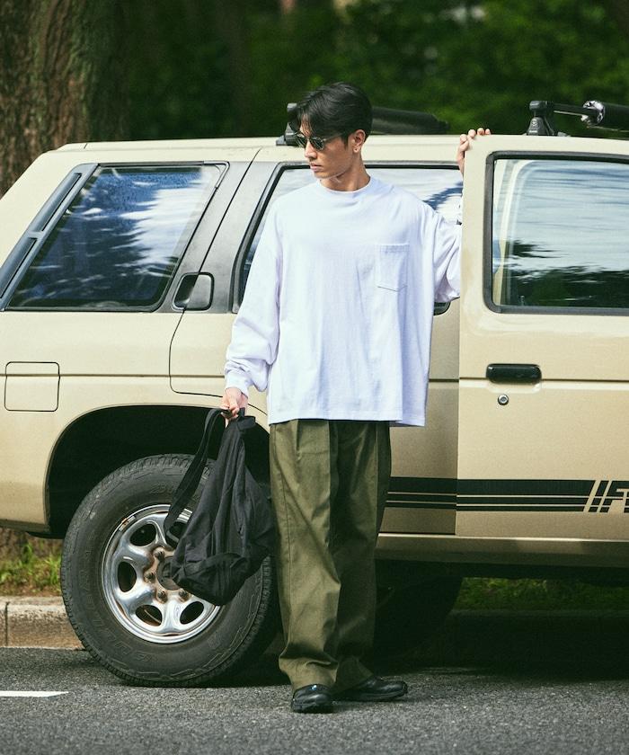 9盎司重磅寬鬆版型圓領長袖T恤/重磅/長袖T恤