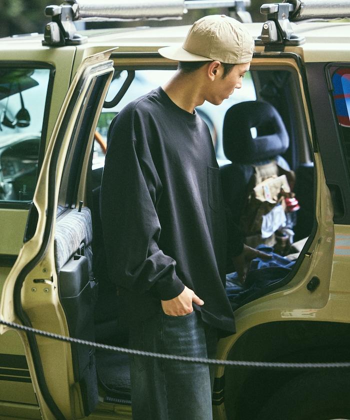 9盎司重磅寬鬆版型圓領長袖T恤/重磅/長袖T恤