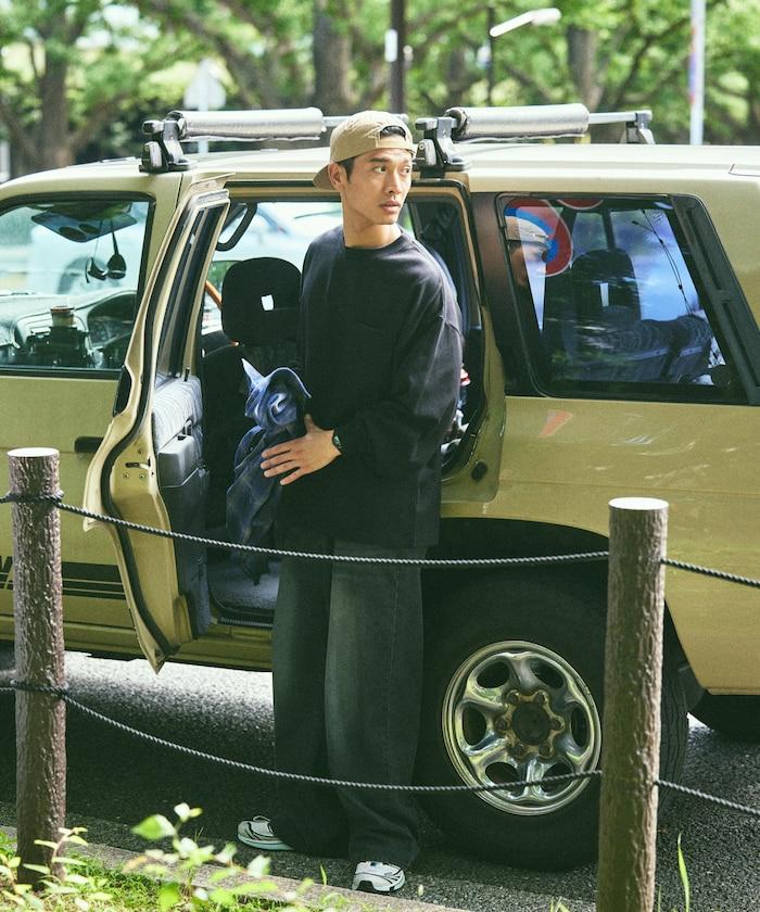 9盎司重磅寬鬆版型圓領長袖T恤/重磅/長袖T恤