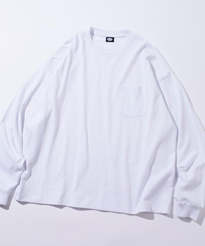 9盎司重磅寬鬆版型圓領長袖T恤/重磅/長袖T恤