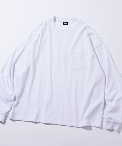 9盎司重磅寬鬆版型圓領長袖T恤/重磅/長袖T恤