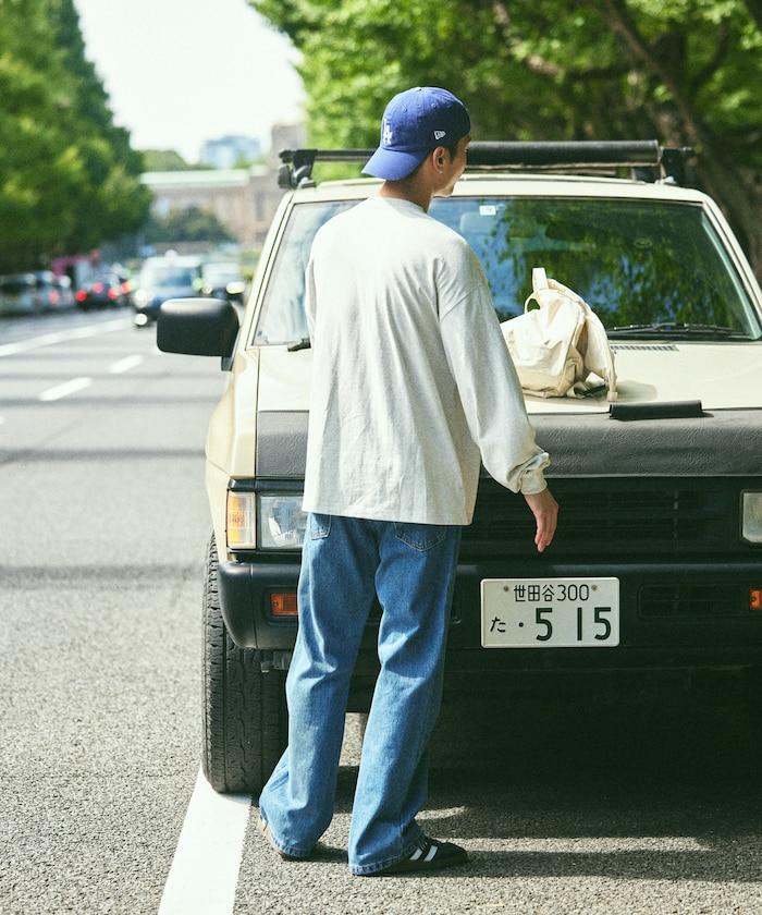 9盎司重磅寬鬆版型亨利領長袖T恤/重磅/長袖T恤