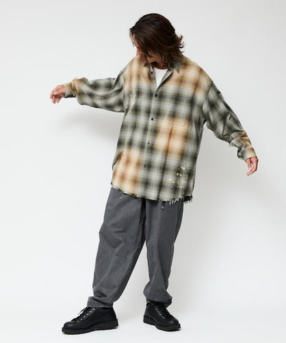 FREAK'S STORE OUTDOORS/フリークスアウトドアーズ 寬鬆版型服裝染色攀巖褲