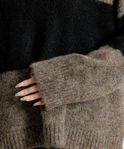 單點刺繡寬鬆橄欖球針織POLO衫