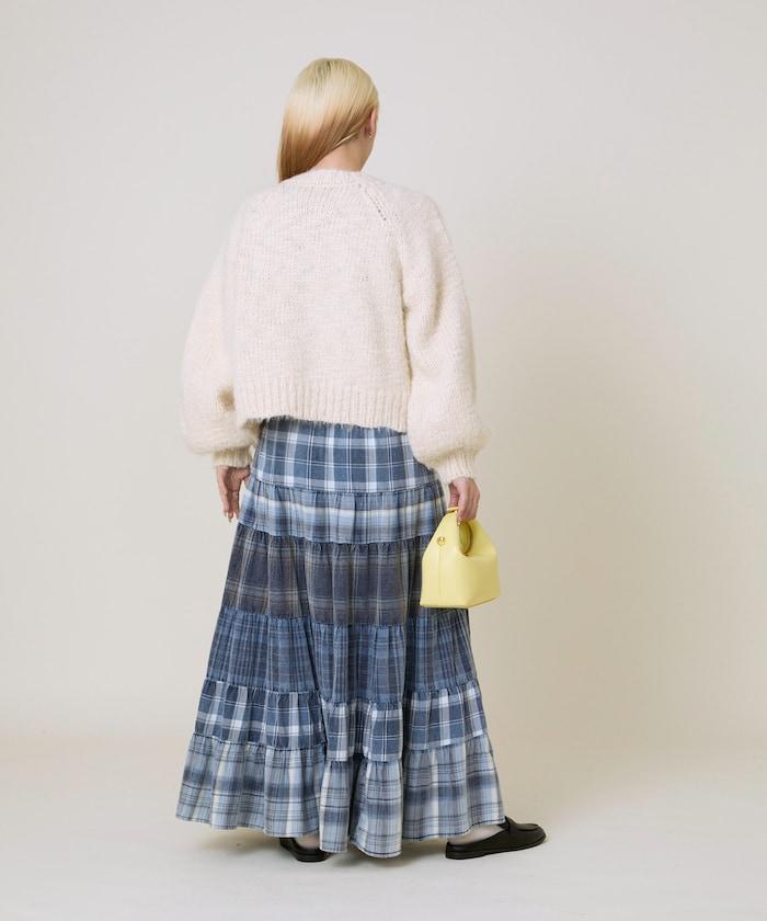 粗紡低密度短款針織開衫