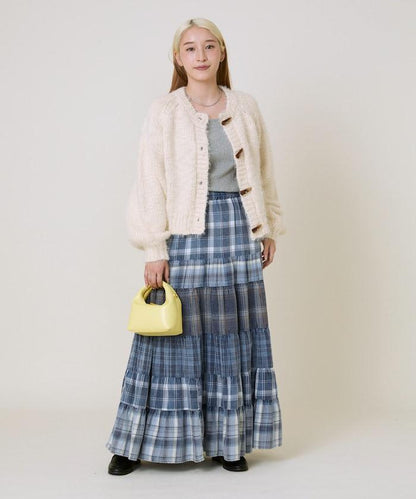 粗紡低密度短款針織開衫