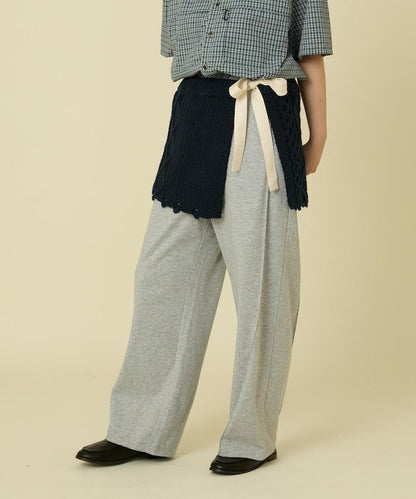 仿舊風格麻花多層圍裹半身裙