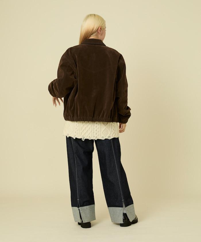 仿舊風格麻花多層圍裹半身裙