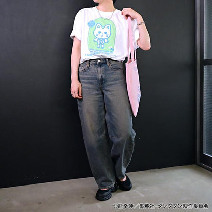 《當噠當》_ビィズニィズ 寬鬆大碼T恤（渦輪老太太（招財貓））