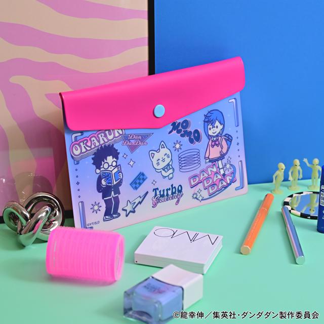 《當噠當》_ビィズニィズ 信封收納包（桃子・岡倫・渦輪老太婆（招財貓））