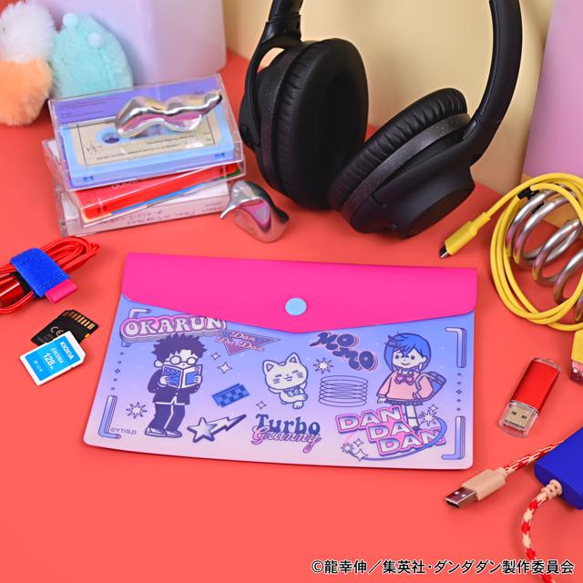 《當噠當》_ビィズニィズ 信封收納包（桃子・岡倫・渦輪老太婆（招財貓））