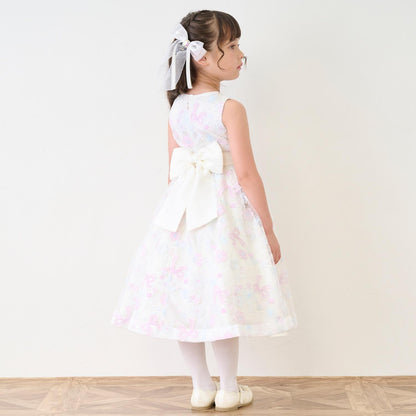 花卉刺繡連衣裙