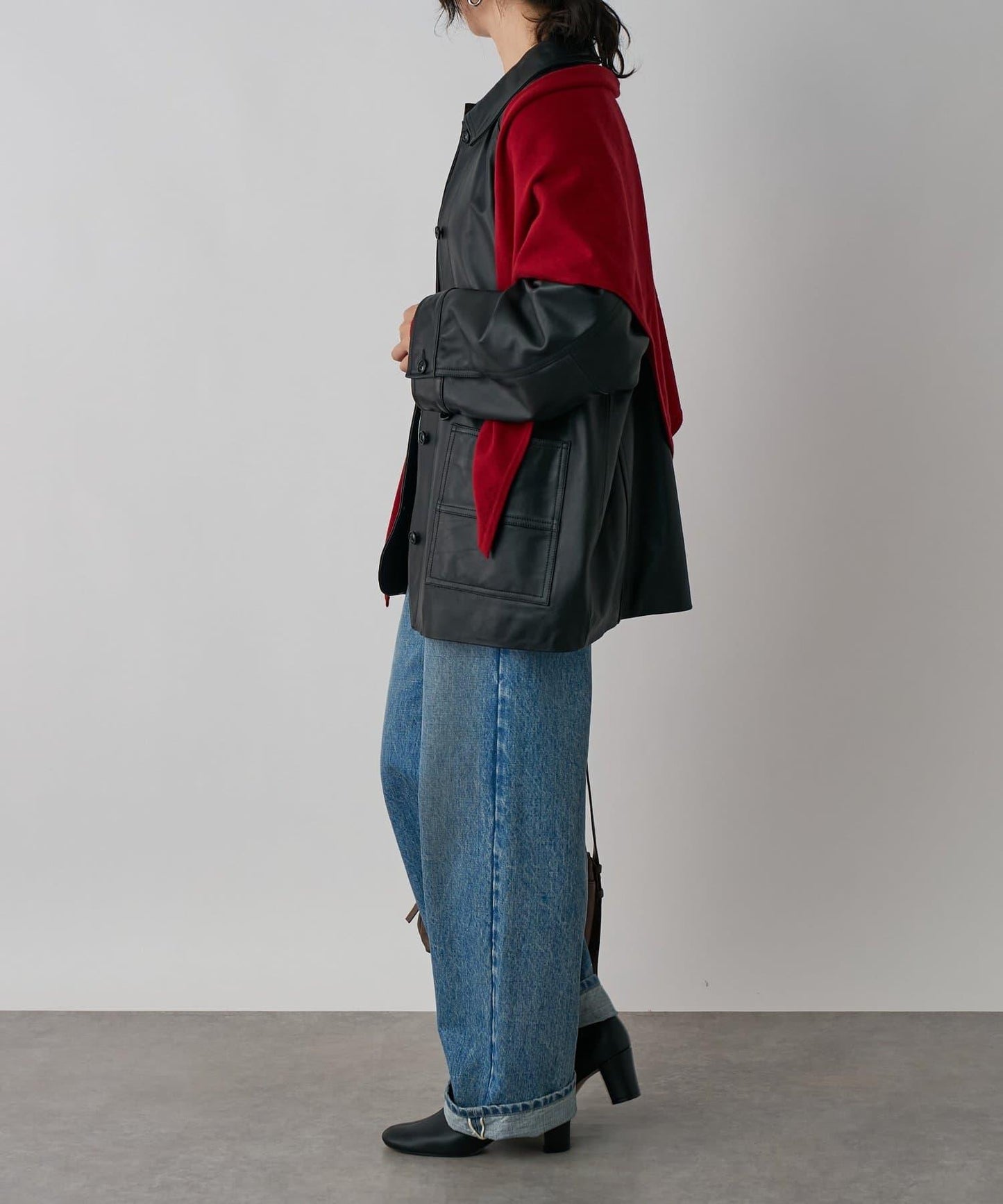 【MONN.:.(モン)】皮革夾克