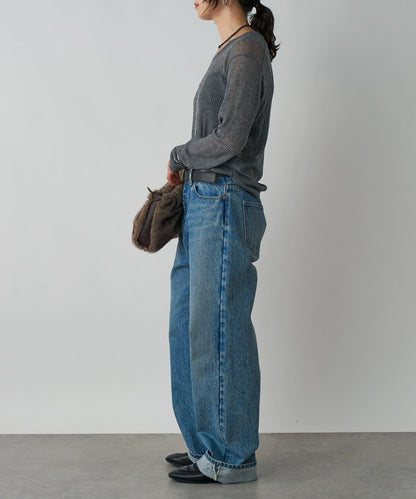 【輕盈感◎】透視U領針織衫