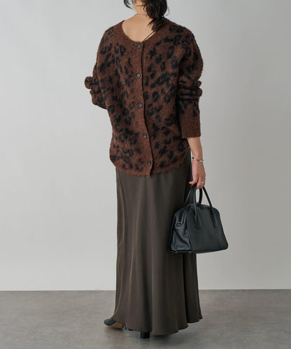 【優雅垂感】醋酸混紡斜裁半身裙