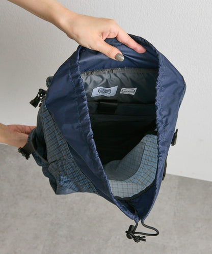 【BURLAPOUTFITTER×ear】1、2晚旅行用/約16升大容量/防潑水/男女通用/皮革拼接輕便雙肩包