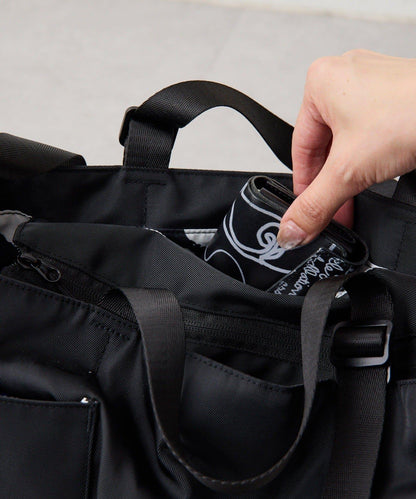 《インフルエンサーouchi企畫》可調節橫款托特包