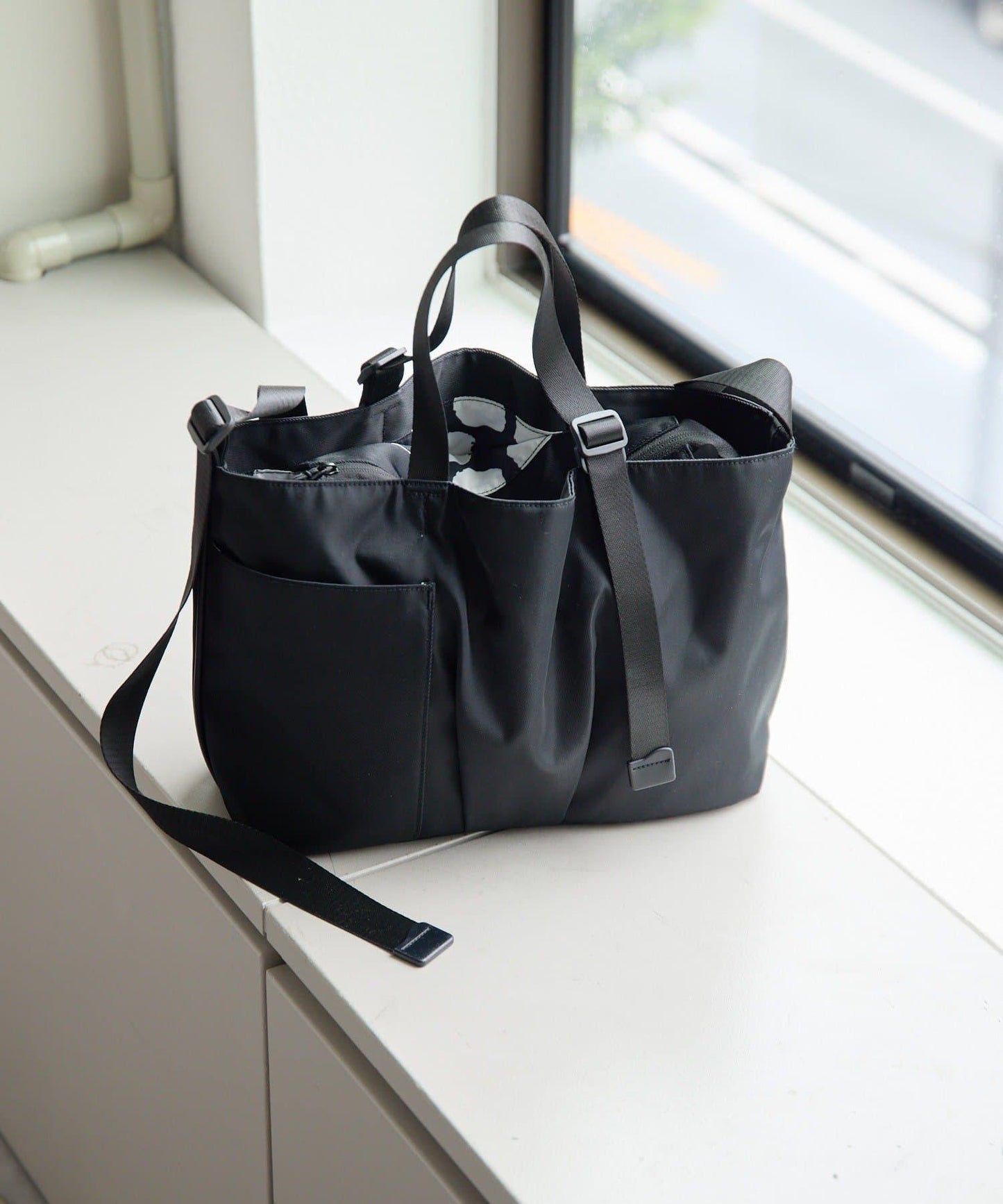 《インフルエンサーouchi企畫》可調節橫款托特包