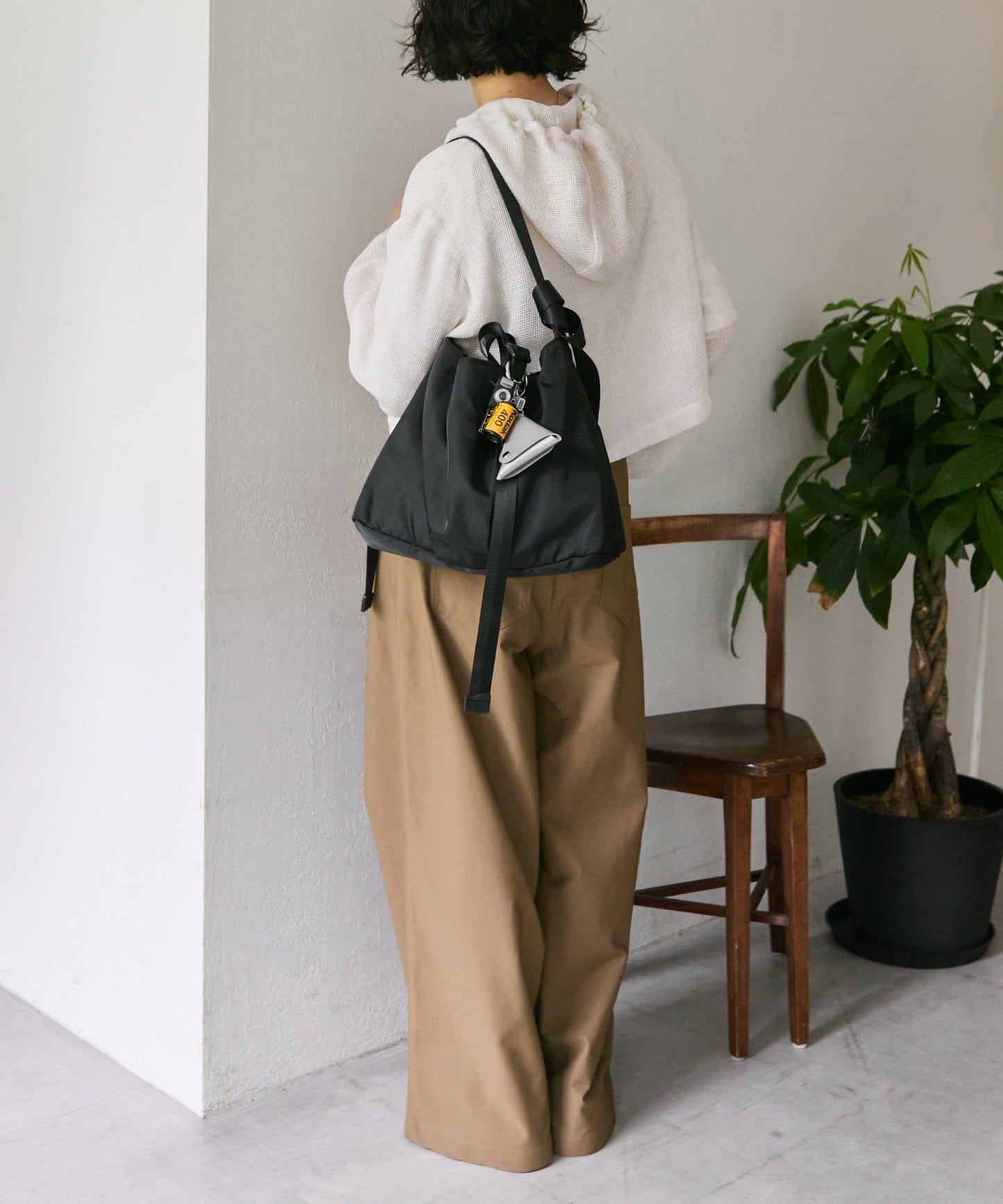 《インフルエンサーouchi企畫》可調節橫款托特包