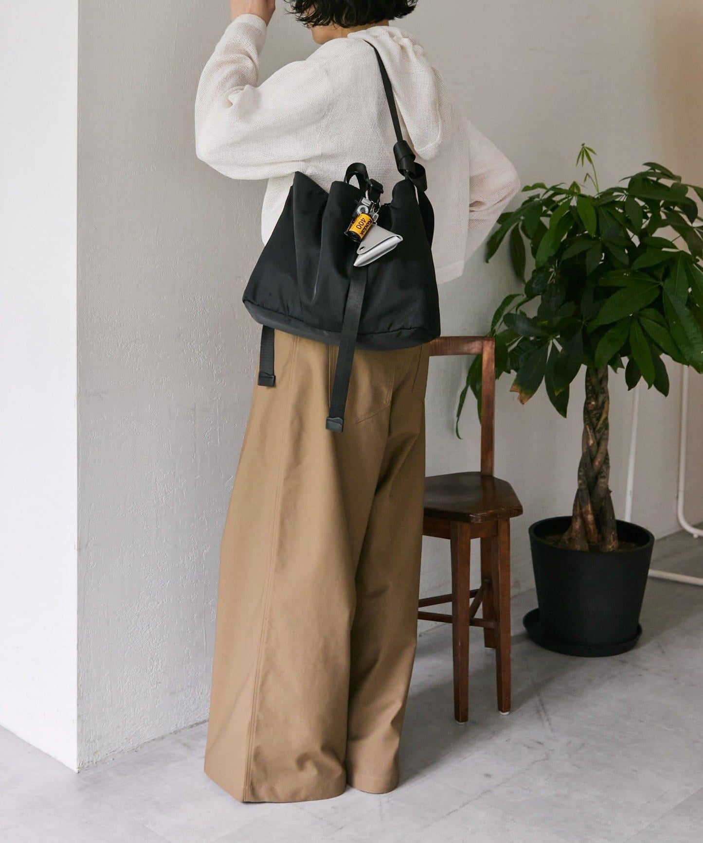 《インフルエンサーouchi企畫》可調節橫款托特包