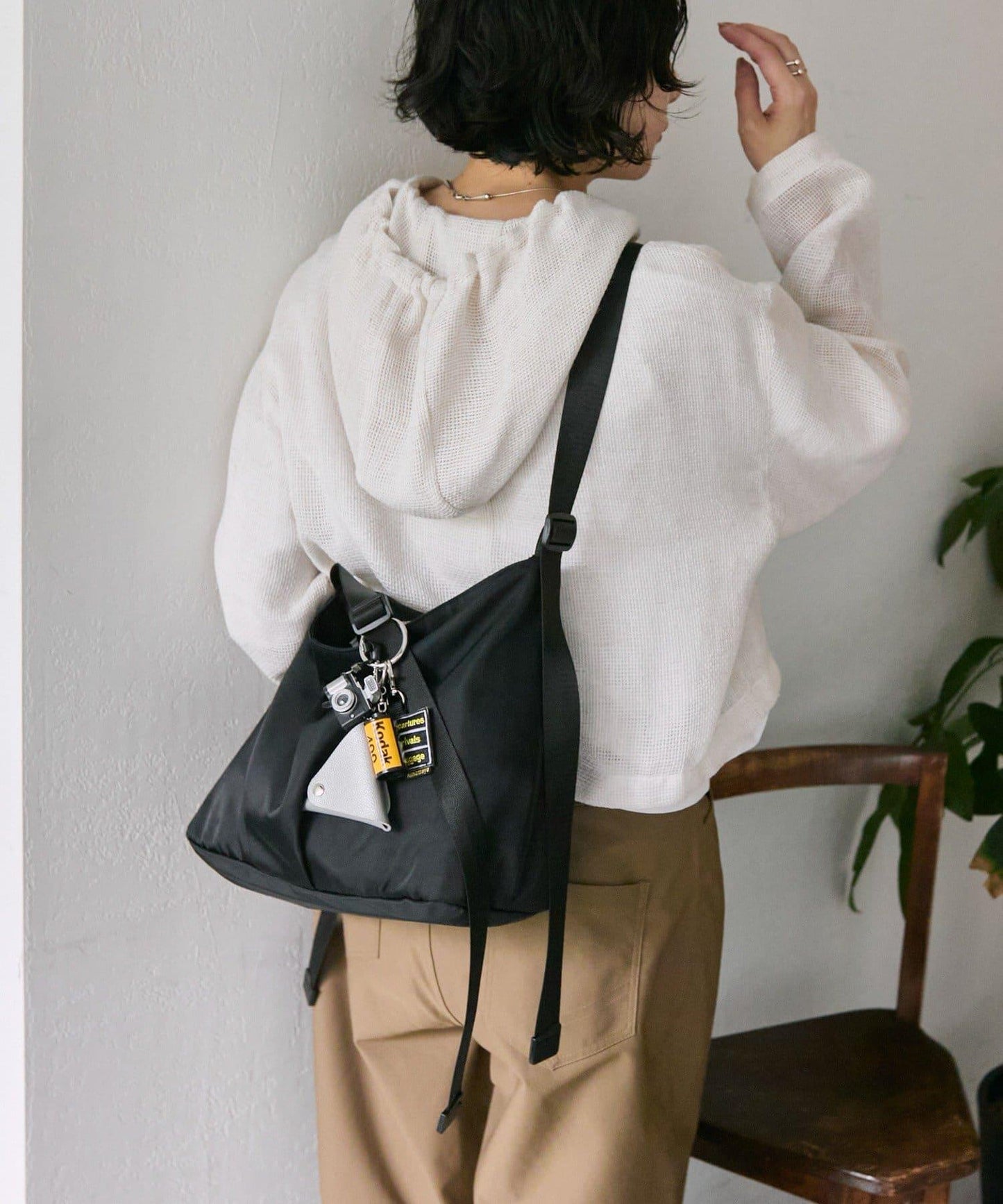 《インフルエンサーouchi企畫》可調節橫款托特包