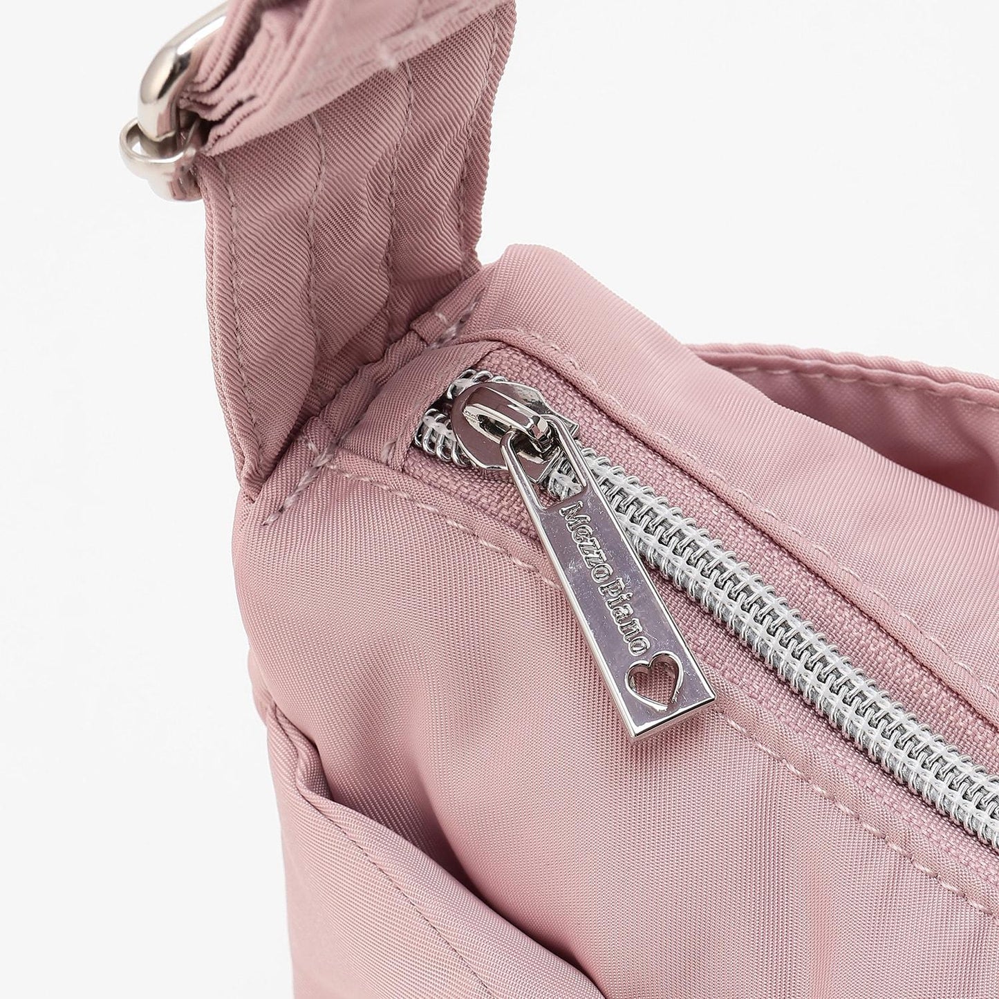 蓬鬆蝴蝶結新月單肩包