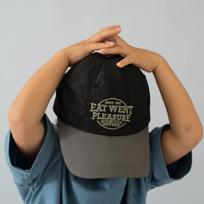 刺繡拼色棒球帽