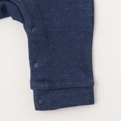 小熊刺繡揹帶褲連體衣