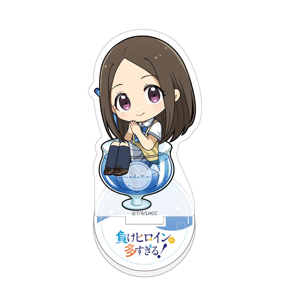 負け女主角太多了！_迷你亞克力立牌（朝雲千早／汽水）