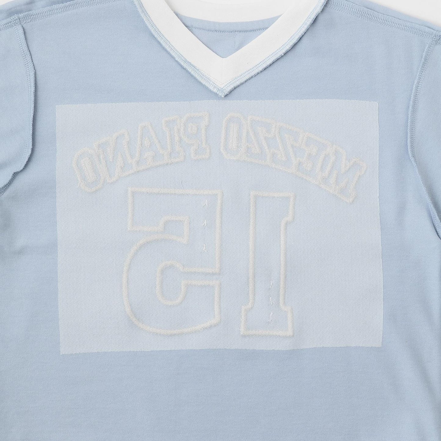 蕾絲數字印花長袖T恤