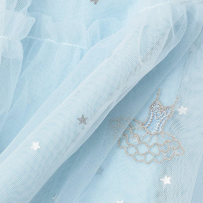 芭蕾刺繡網紗裙