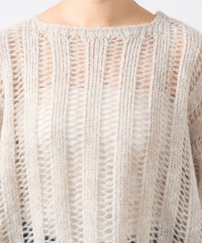 高雅休閒感金銀絲羅紋針織衫