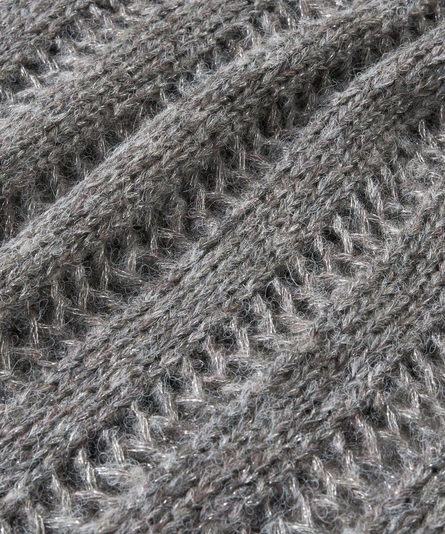 高雅休閒感金銀絲羅紋針織衫