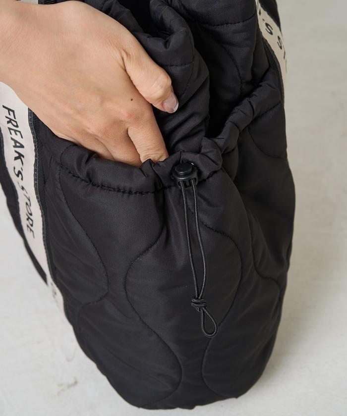 FREAK'S STORE 拼接絎縫抽繩媽咪包