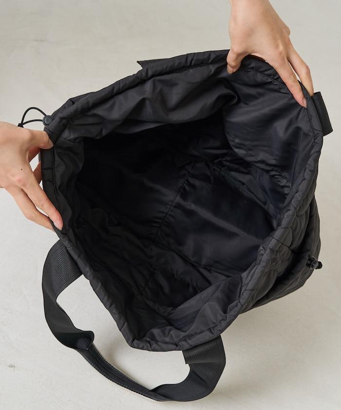 FREAK'S STORE 拼接絎縫抽繩媽咪包