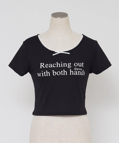 【RMAF】領口蕾絲羅紋T恤