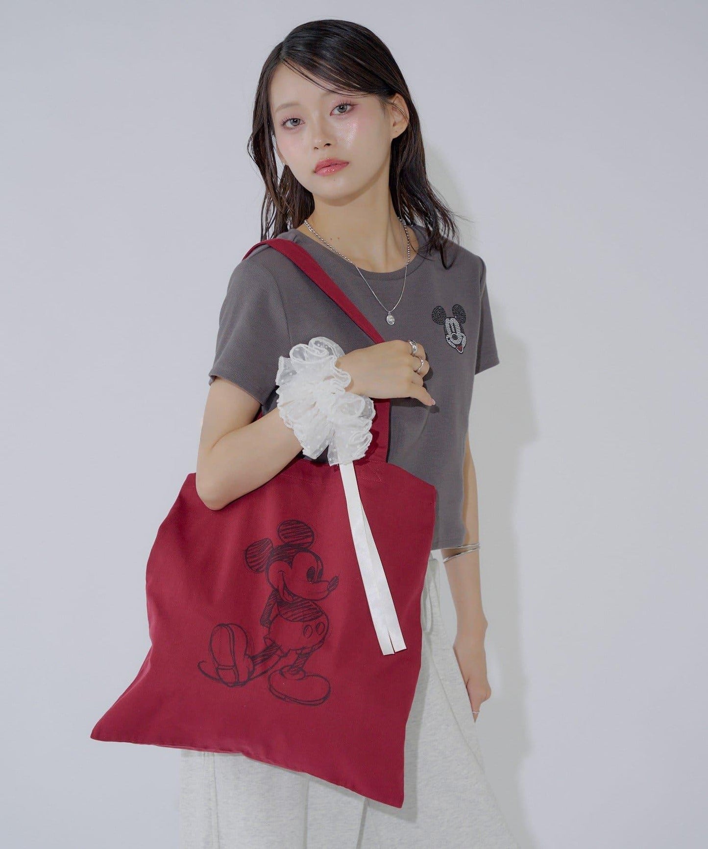 ミッキー（米老鼠） 托特包髮圈套裝