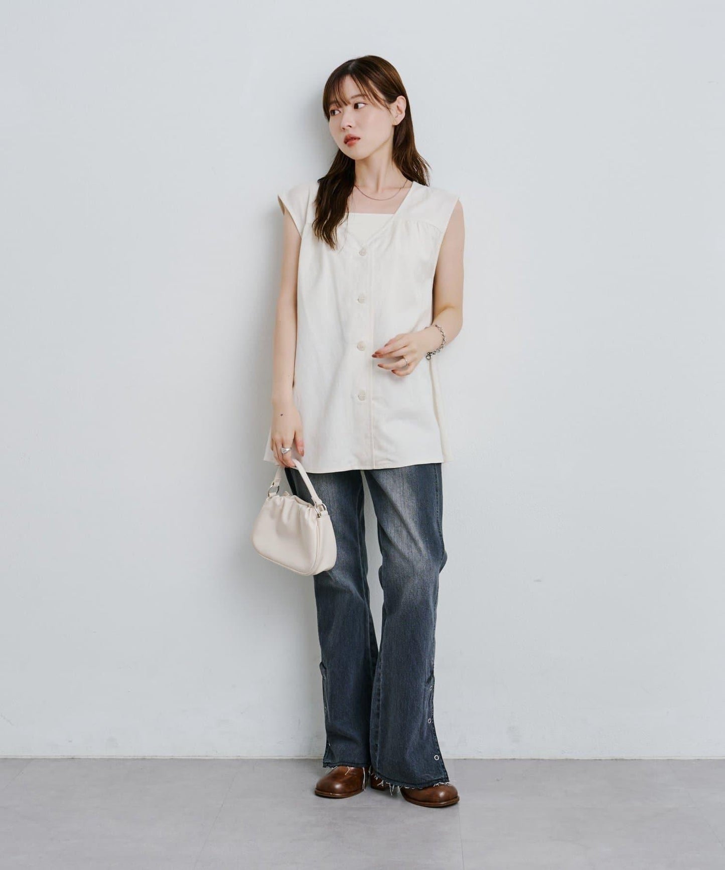 Kastane 繫帶馬甲 B款