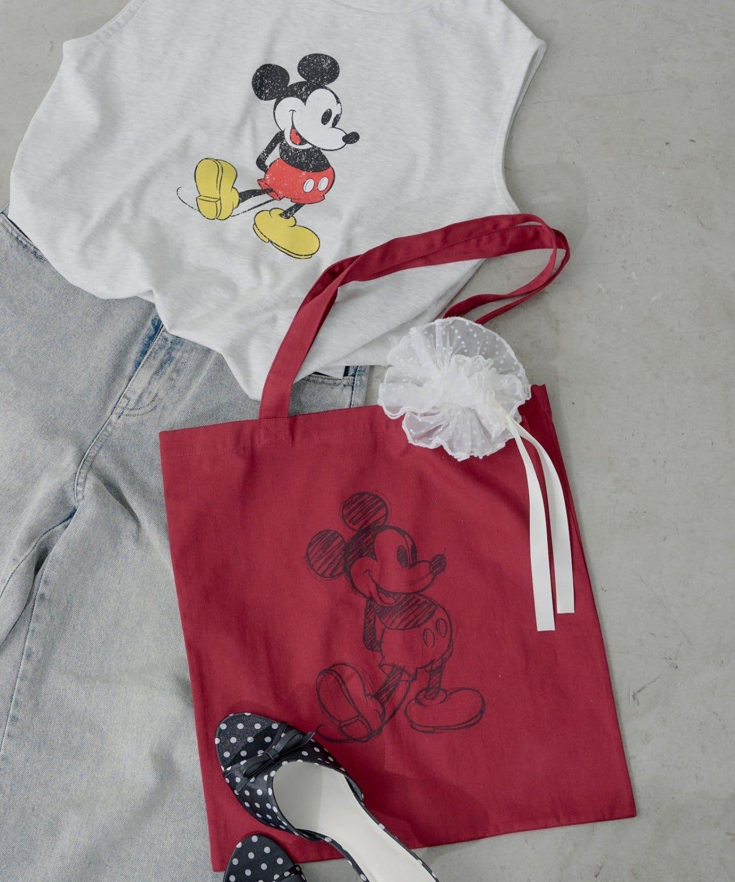 ミッキー（米老鼠） 托特包髮圈套裝