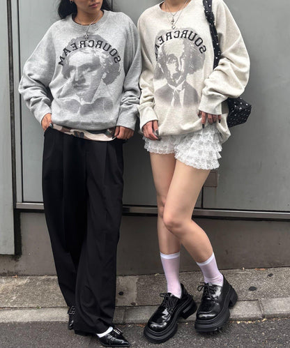 【AW】Sourcream 偉人印花衛衣