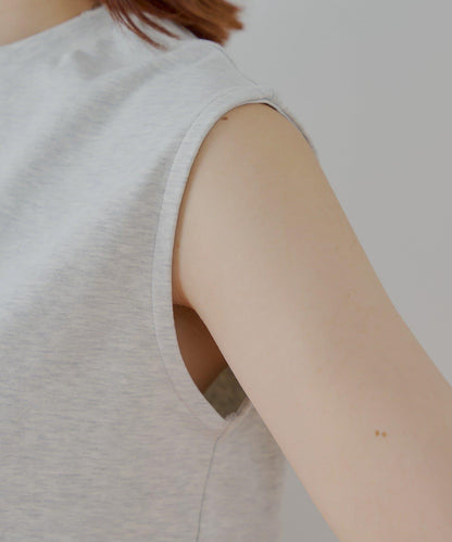 ミッキー圖案無袖法式T恤