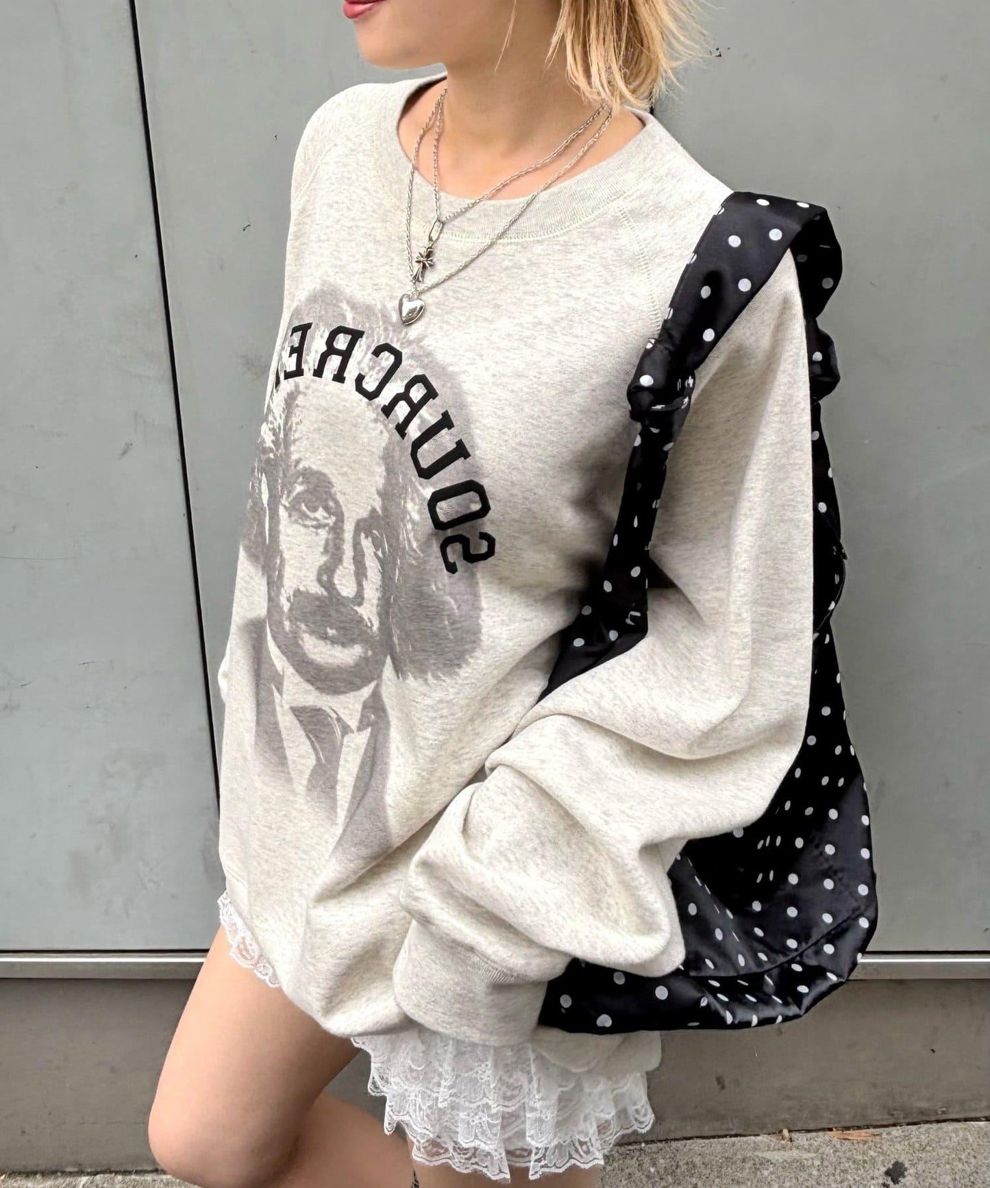 【AW】Sourcream 偉人印花衛衣