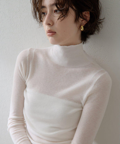 【THE PAUSE】羅紋高領套頭衫