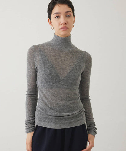 【THE PAUSE】羅紋高領套頭衫