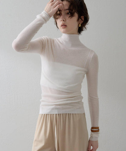 【THE PAUSE】羅紋高領套頭衫